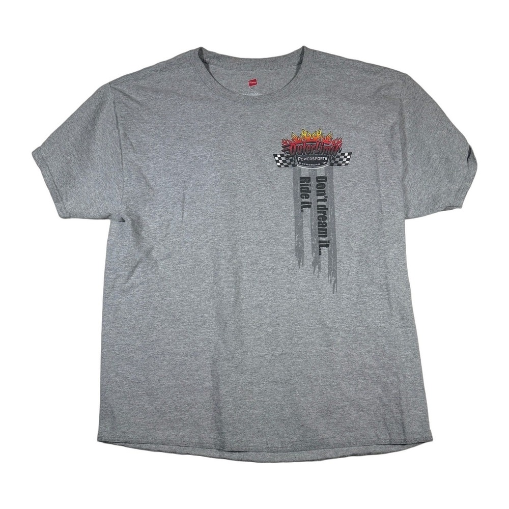 Outer Limit Powersports Graphic T Shirt Gray Short Sleeve Mens XL